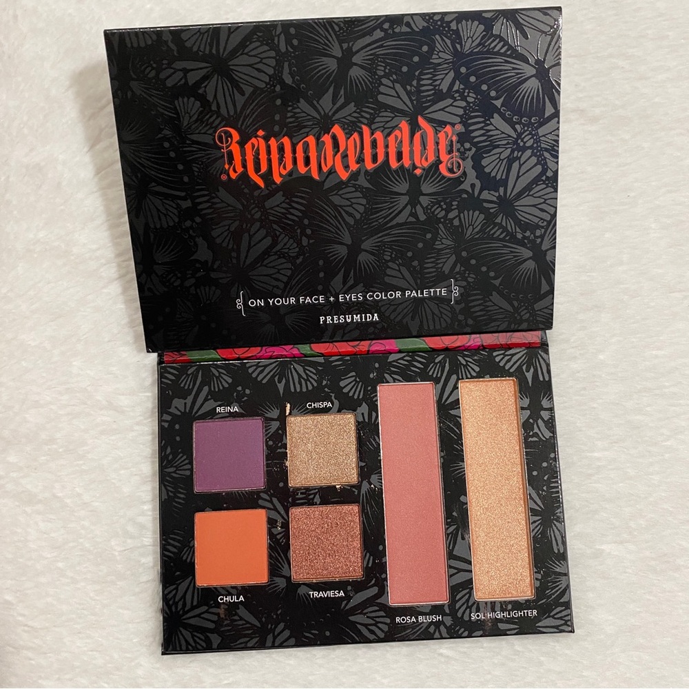Reina Rebelde Presumida On Your Face and Eyes Color Palette